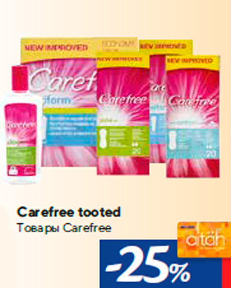 Carefree tooted -25%