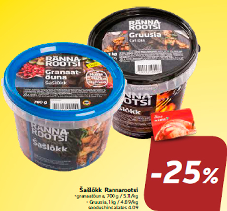 Šašlõkk Rannarootsi -25%