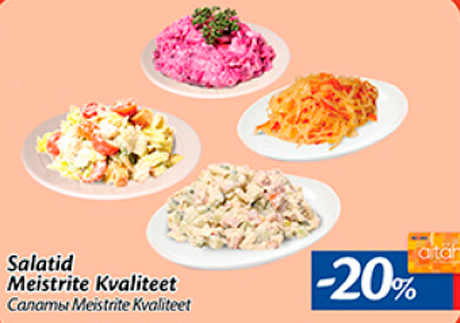 Salatid Meistrite Kvaliteet  -20%