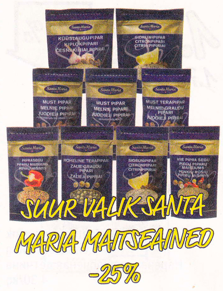 SUUR VALIK SANTA MARIA MAITSEAINED  -25%