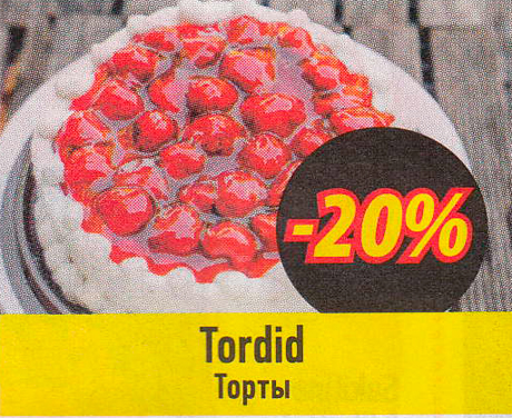 Tordid  -20%