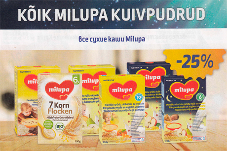 KÕIK MILUPA KUIVPUDRUD  -25%