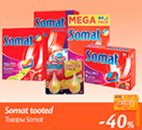 Somat tooted  -40%