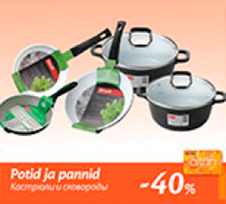 Potid ja pannid  -40%