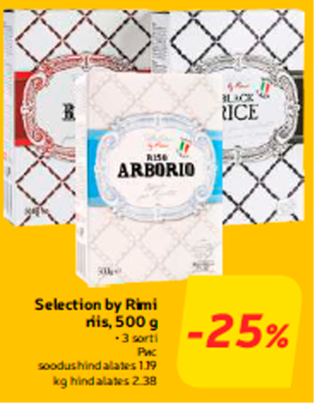 Selection by Rimi
riis, 500 g  -25%