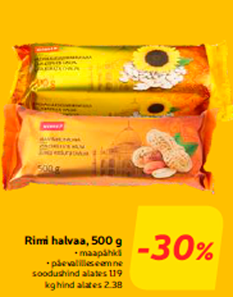 Rimi halvaa, 500 g  -30%