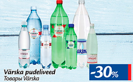 Värska pudeliveed  -30%