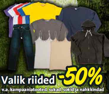 Valik riided -50%