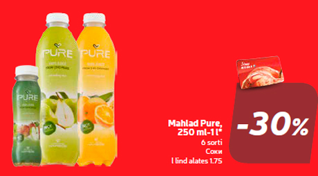 Mahlad Pure, 250 ml-1 l*  -30%
