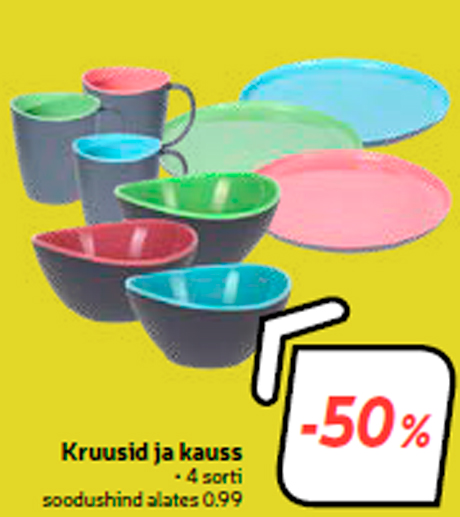 Kruusid ja kauss -50%