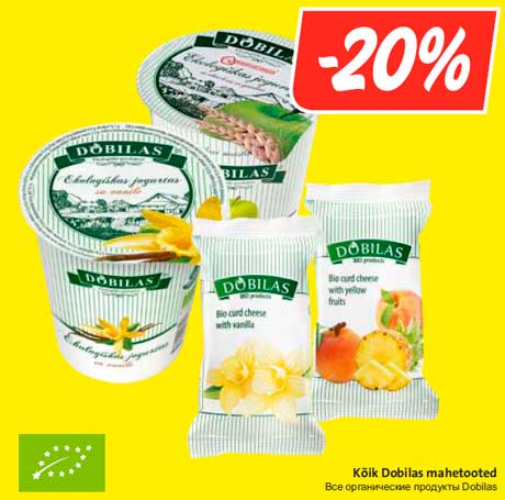 Kõik Dobilas mahetooted -20%