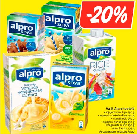 Valik Alpro tooteid -20%