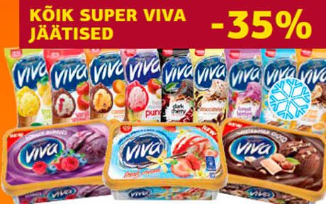 KÕIK SUPER VIVA JÄÄTISED  -35%