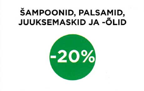 ŠAMPOONID, PALSAMID, JUUKSEMASKID JA -ÕLID -20