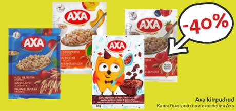 Axa kiirpudrud -40%