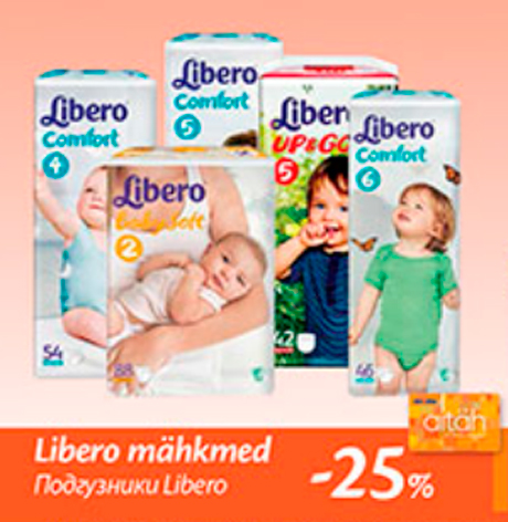 Libero mähkmed  -25%