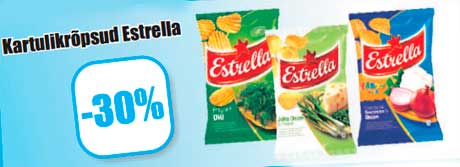 Kartulikrõpsud Estrella -30%