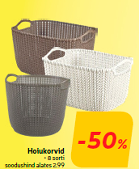 Hoiukorvid  -50%
