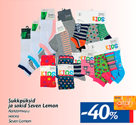 Sukkpüksid ja sokid Seven Lemon  -40%