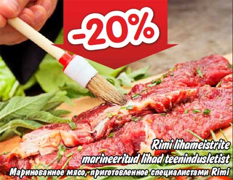 Rimi lihameistrite marineeritud lihad teenindusletist -20%