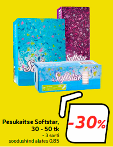 Pesukaitse Softstar, 30 - 50 tk  -30%