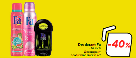 Deodorant Fa  -40%