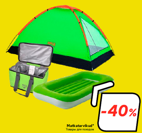 Matkatarvikud*  -40%