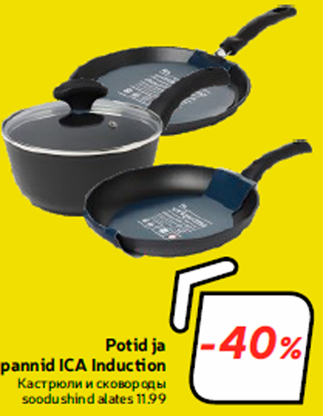 Potid ja pannid ICA Induction -40%