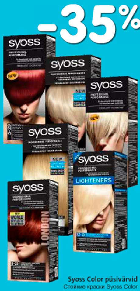 Syoss Color püsivärvid -35%