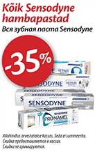 Kõik Sensodyne hambapastad -35%