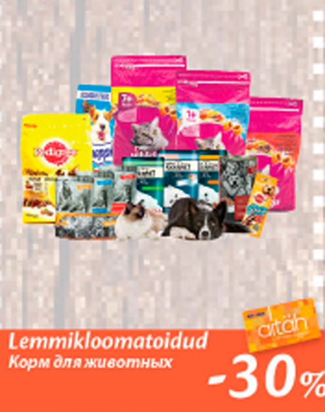 Lemmikloomatoidud  -30%