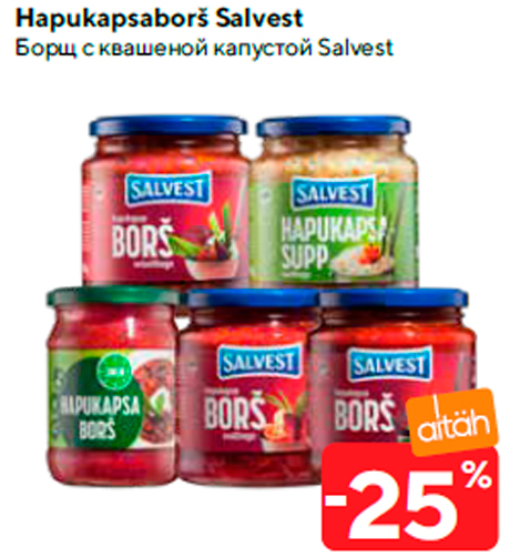 Hapukapsaborš Salvest  -25%