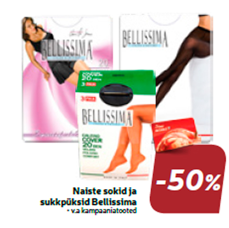 Naiste sokid ja sukkpüksid Bellissima  -50%
