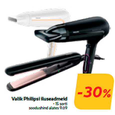 Valik Philipsi iluseadmeid  -30%
