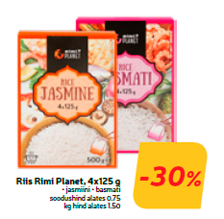 Riis Rimi Planet, 4x125 g  -30%
