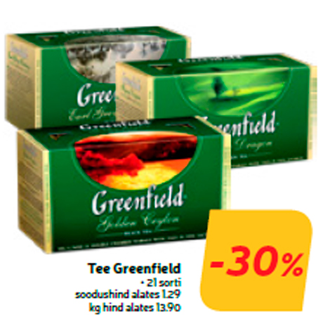 Tee Greenfield  -30%
