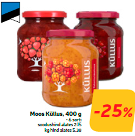 Moos Küllus, 400 g  -25%
