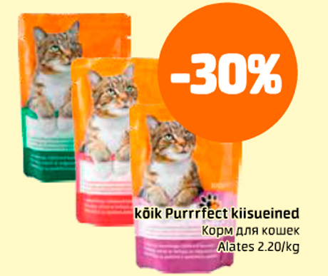 Kõik Purrrfect kiisueined  -30%