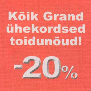 Kõik grand ühekordsed toidunõud!