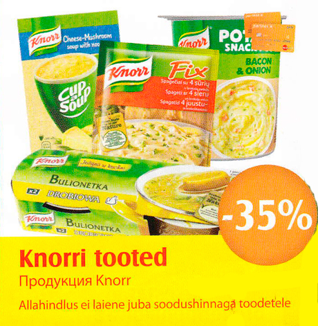 Knorri tooted  -35%