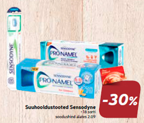 Suuhooldustooted Sensodyne -30%