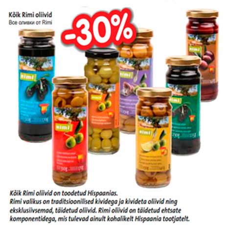 Rimi oliivid -30%