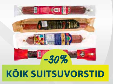 KÕIK SUITSUVORSTID -30%