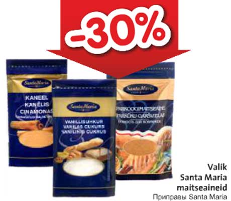 Valik Santa Maria maitseaineid  -30%