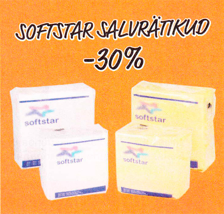 Softstar salvrätikud -30%