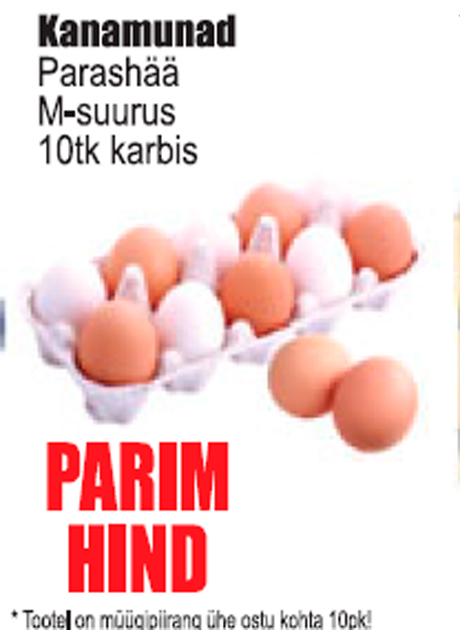 Kanamunad Parashää M- suurus - PARIM HIND