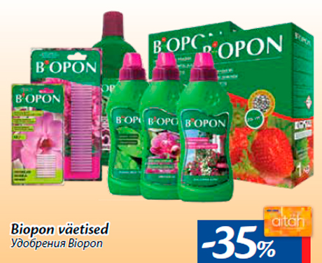 Biopon väetised -35%