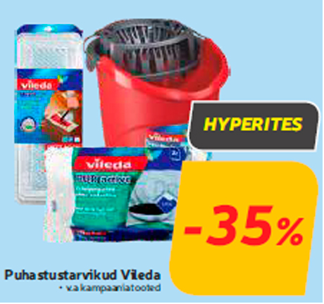 Puhastustarvikud Vileda  -35%
