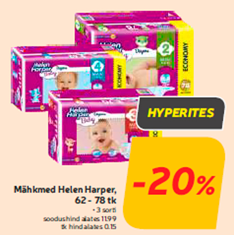 Mähkmed Helen Harper, 62 - 78 tk  -20%
