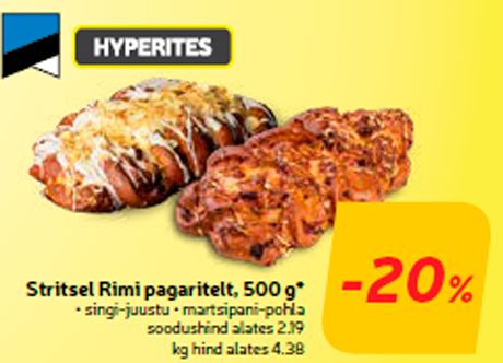 Stritsel Rimi pagaritelt, 500 g*  -20%